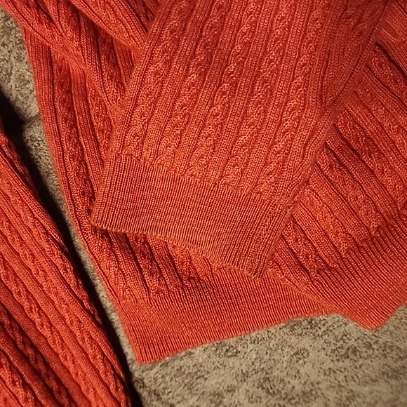 TODAY⚡️Brooks Brothers Silk Cashmere Thin Ribbed Cardigan sz L - Picture 4 of 9